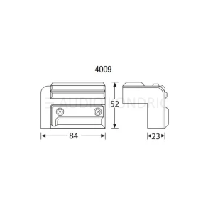 Vogalnik Adam Hall 4009