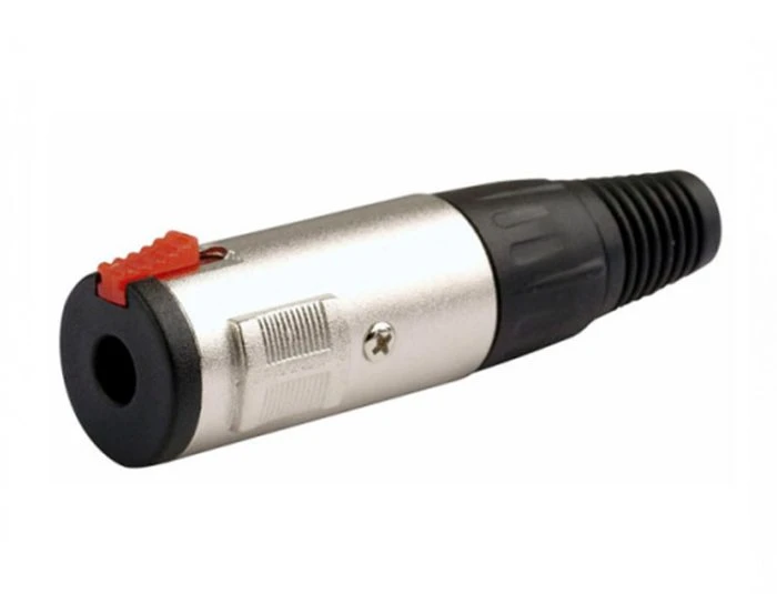 Jack vtičnica z zaklepom, 6.3mm, Stereo