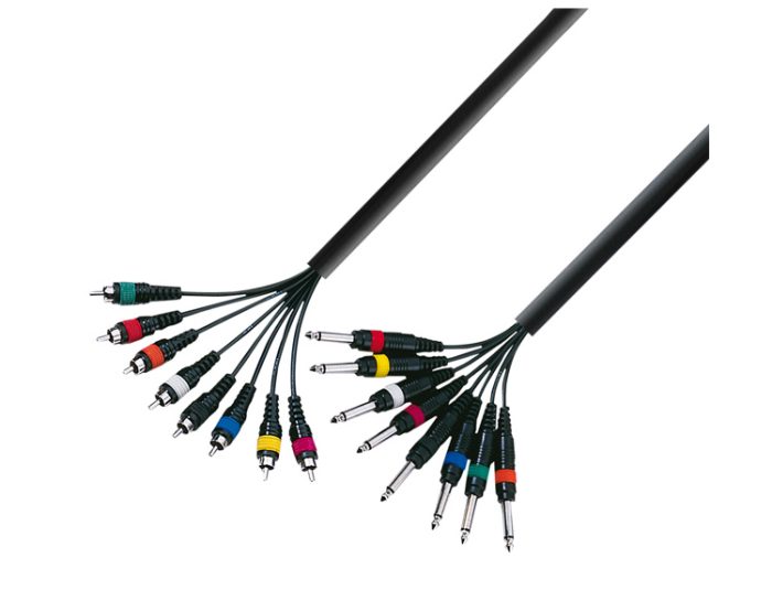 Adam Hall Multikor kabel, 8 kanalni K3L8PC0300 - 3m