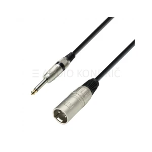 XLR Jack kabel 3 STAR MMP 0100 XLR moški - Jack mono moški 6,3mm, 1m