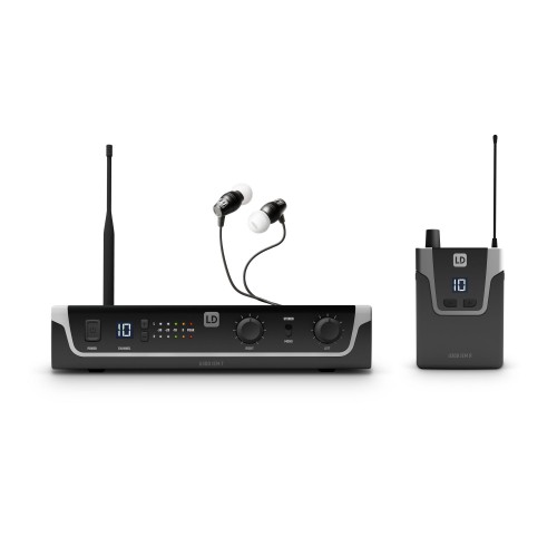 LD Systems U306 IEM HP In-Ear monitoring z slušalkami, 655 - 679 MHz