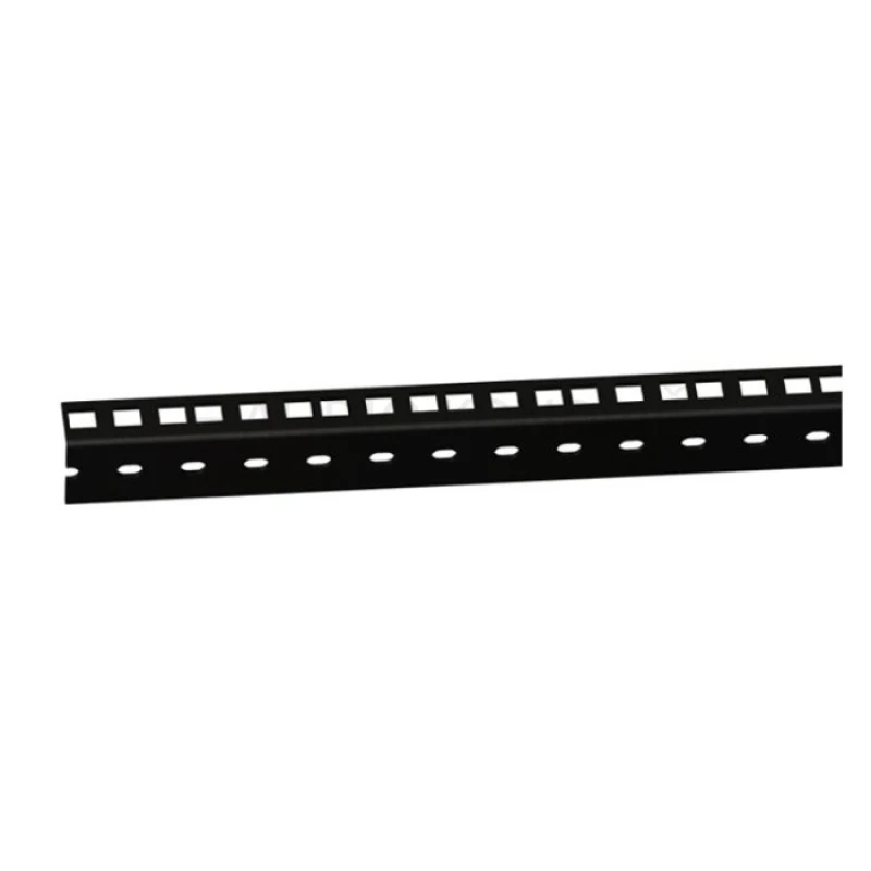 Rack šina, Heavy duty Rack Strip black 10 U Adam Hall 61535 B 10