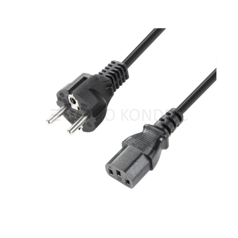 Napajalni kabel CEE 7/7 - C13 Adam Hall 8101KA0500, 5m