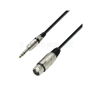 XLR Jack kabel 3 STAR BFV 0100 XLR ženski - Jack stereo moški 6,3mm, 1m